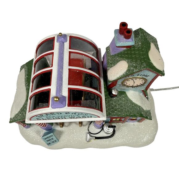 Department 56 Beard Bros Sleigh Wash North Pole Series 56740 VTG Rare Box - Picture 5 of 11